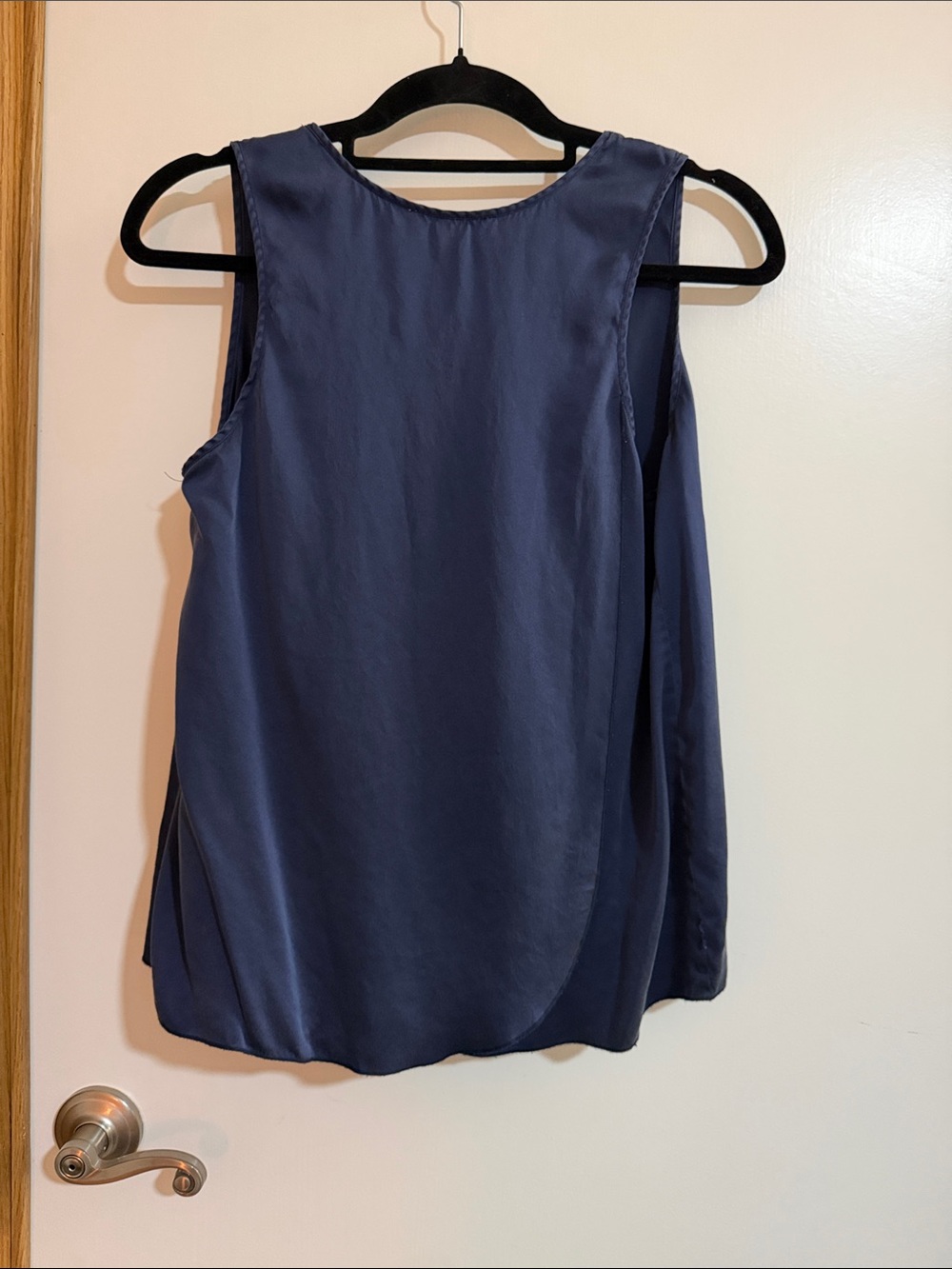 lunya Navy Sleeveless Silk Camisole - Picture 4 of 5